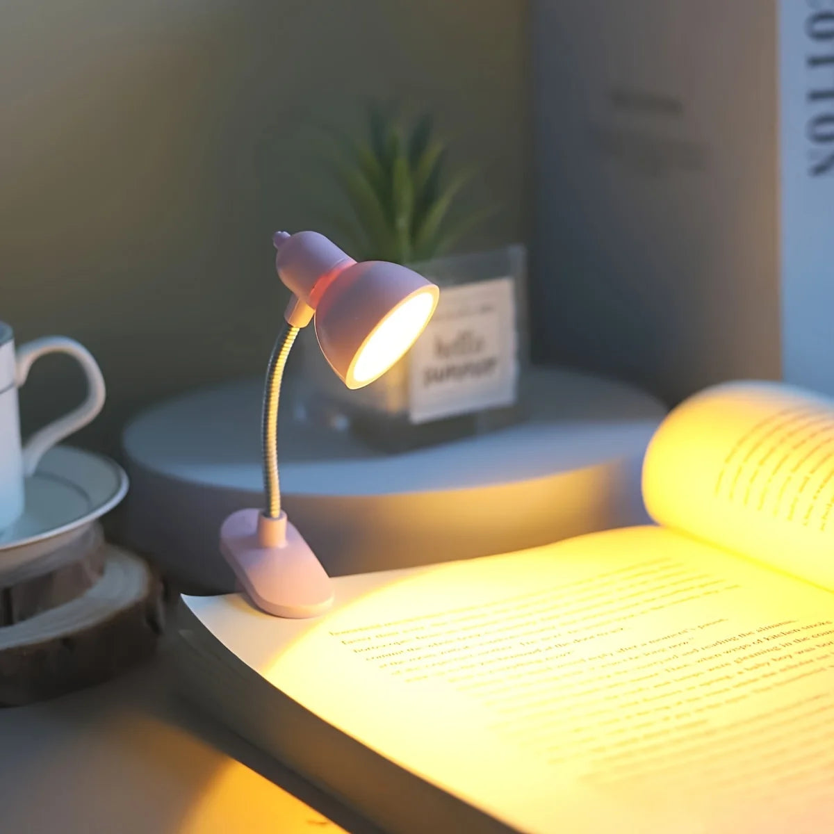 Cozy Glow Clip-On Reading Light™