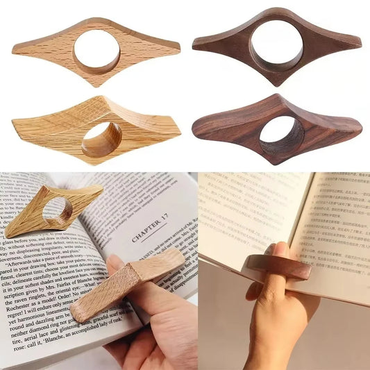 Premium Wooden Thumb Bookmark™