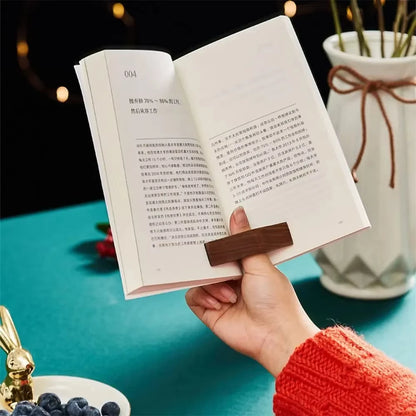 Premium Wooden Thumb Bookmark™