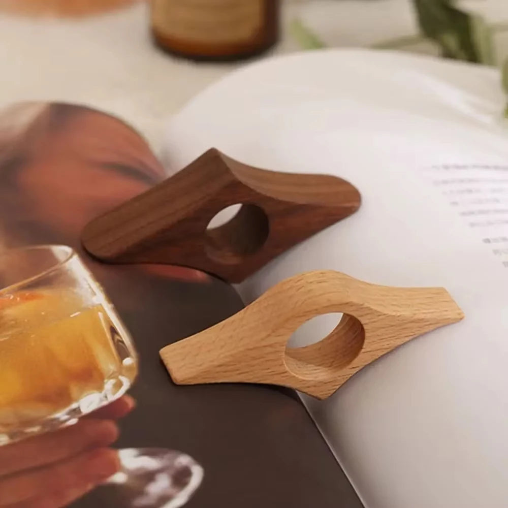Premium Wooden Thumb Bookmark™