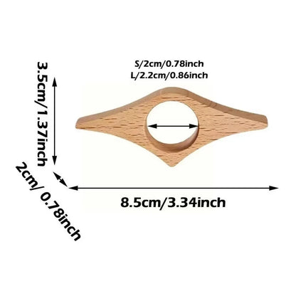 Premium Wooden Thumb Bookmark™